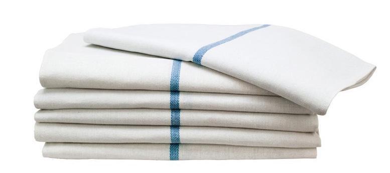 Blue Stripe Herringbone Towel