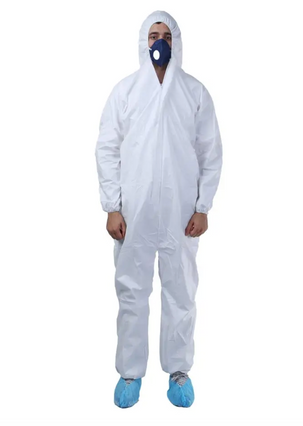 Disposable protective coverall is suitable