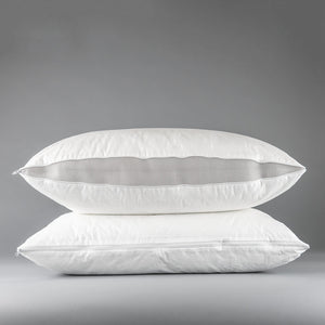 Two white Martex Flex Pillows
