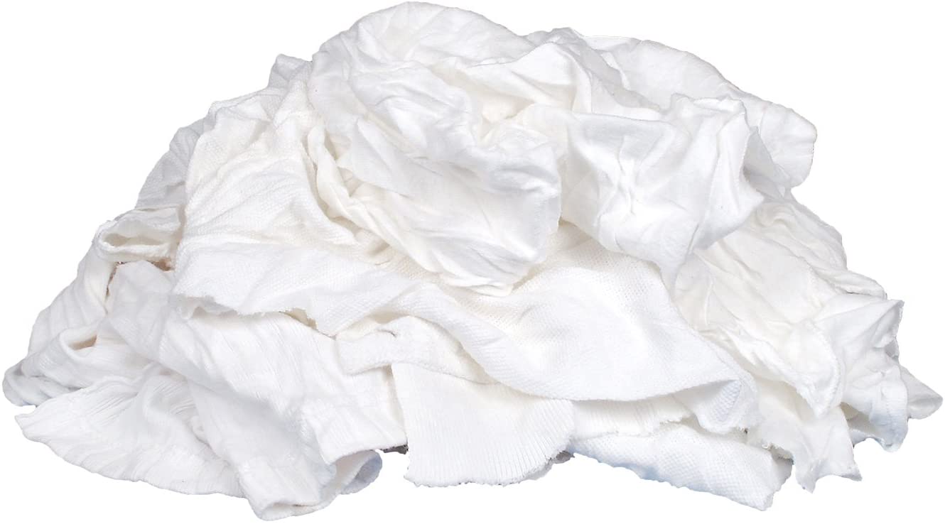 Pro-Clean Basics White T-Shirt Knits, 3lb. Bag