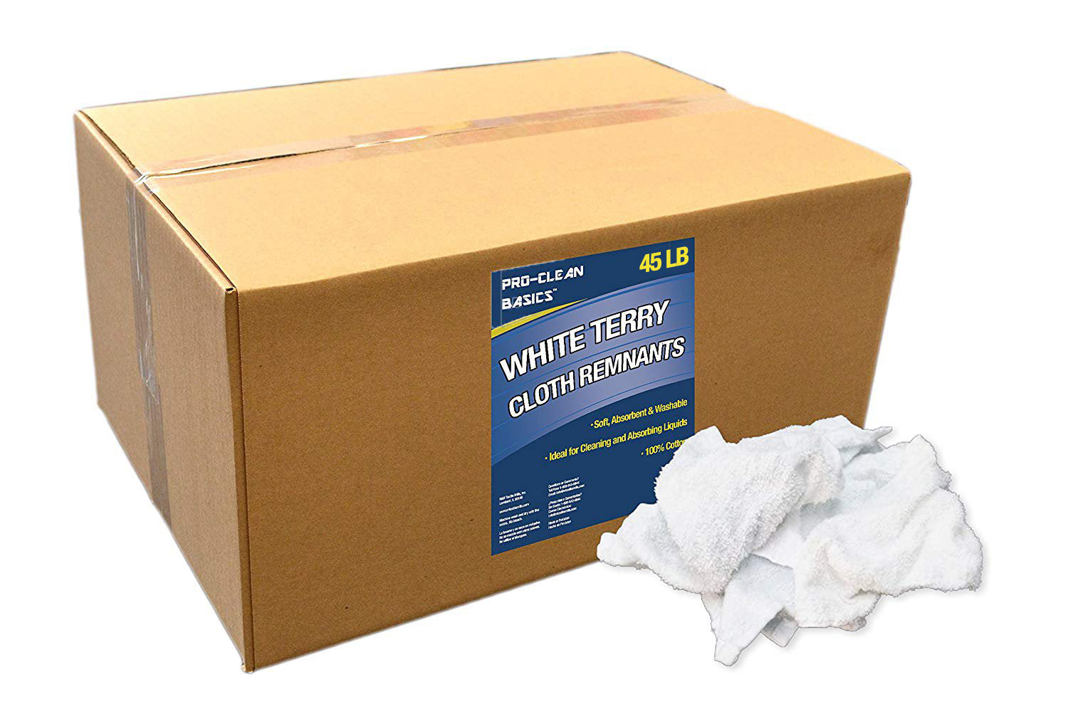 Terry Bar Mop Towels - 25 lbs Box , Affordable Wipers