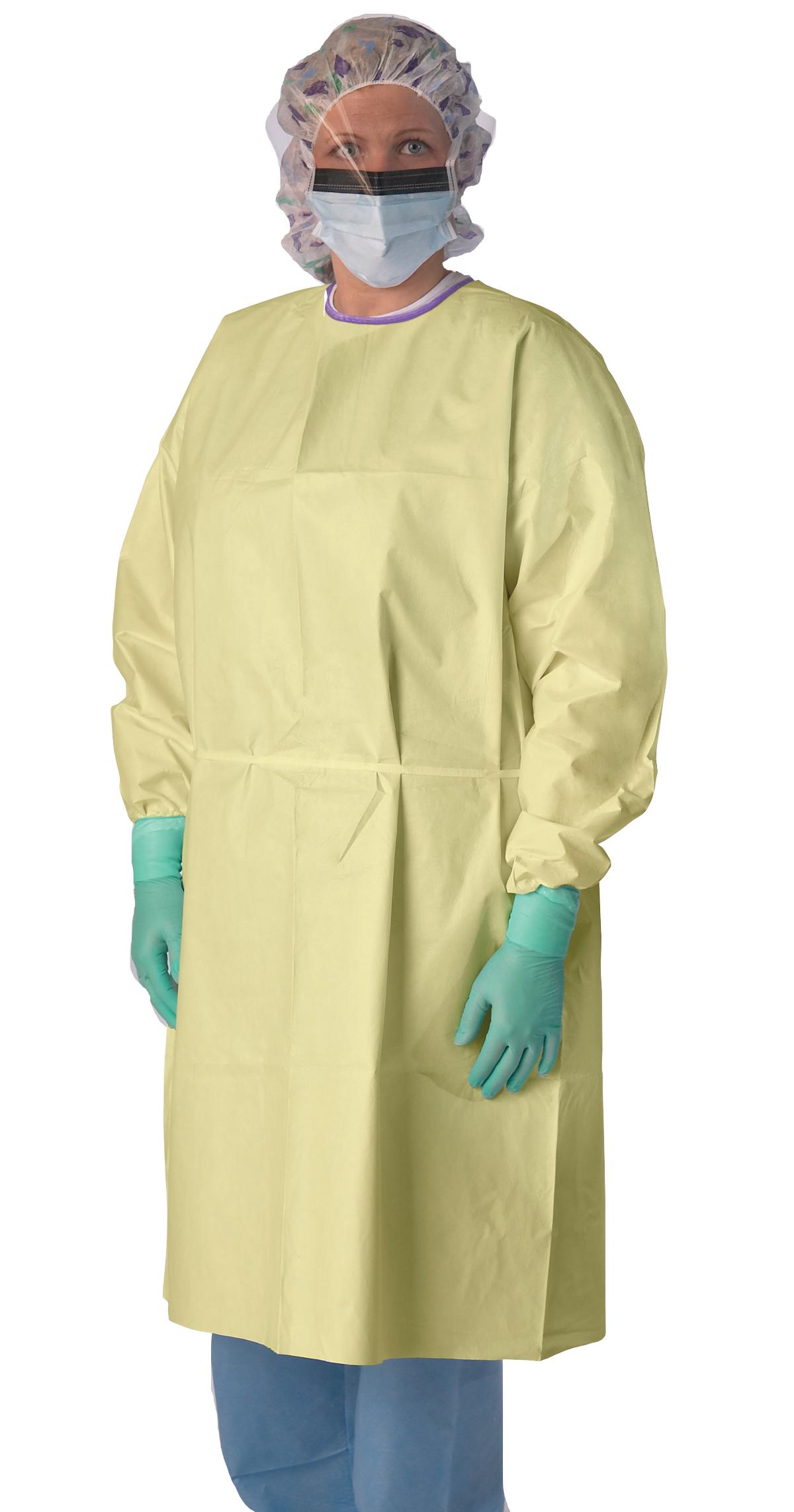 Non-Reinforced Surgical Gown with Towel McKesson Large Blue Sterile AAMI  Level 3 Disposable - drugsupplystore.com