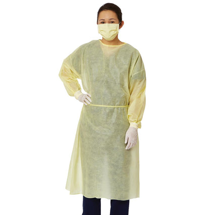 AAMI Level 1 Medium-Weight Multi-Ply Isolation Gown (100-Pack)