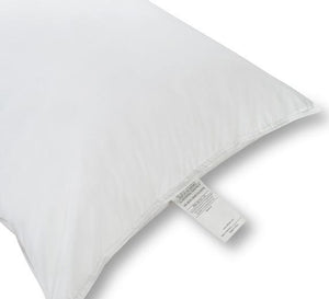 White micro-denier queen sized pillow
