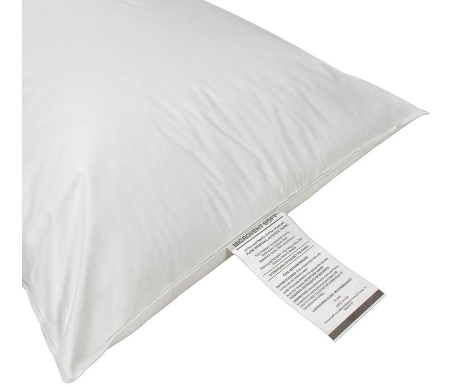 Small sized microvent pillow