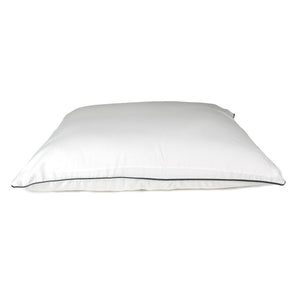 White 180t corded pillow protector 